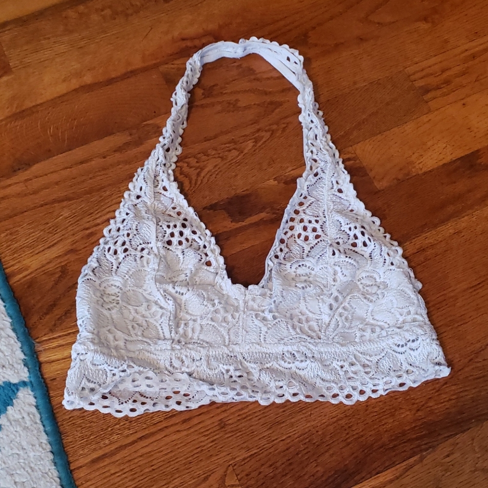 White bralette